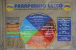 Paragliding Fluggebiet Europa » Italien » Lombardei,Cornizzolo,Infotafel bei der Shuttlesammelstelle, Telefonnummern mit Vorwahl 0039-...