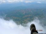 Paragliding Fluggebiet Nordamerika Costa Rica Nordpazifik (Pacífico Norte),Alta Potenciana,Am Ende der Bergkette (nach 12 km) ist der Sprung zu den Hügeln am Rande des Tárcoles-Flusses und Weiterflug Richtung Norden möglich (bisheriger "Rekord": 28km).