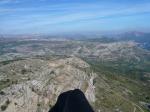 Paragliding Fluggebiet Europa » Frankreich » Provence-Alpes-Côte d Azur,Gourdon,Blick von West her Richtung SP