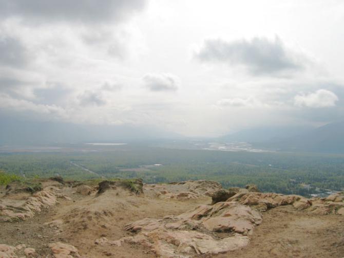 Blick hinab vom Bodenburg Butte.
