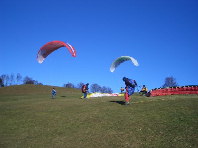 Startplatz Alp Scheidegg im Winter 06/07. Wind aus W/SW, 15KMH. Perfekt für Groundhandlingtraining

Foto: Jacobus Smit