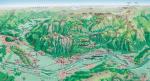 Paragliding Fluggebiet Europa » Liechtenstein,Fürstentum Liechtenstein - Gaflei-Bargella und  Malbun/Sareis,Panoramakarte Liechtenstein mit Start u. Landeplätzen