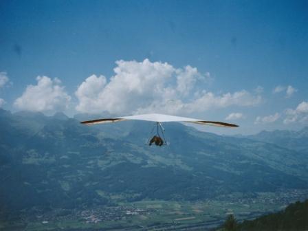 Start Richtung Rheintal