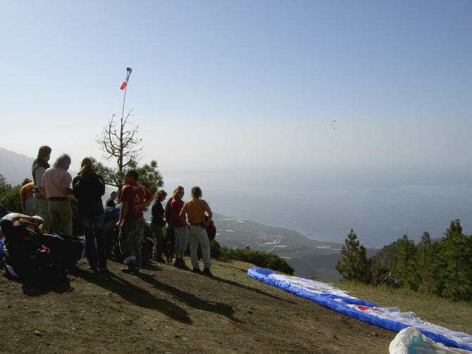 Blick vom Startplatz Richtung Süden