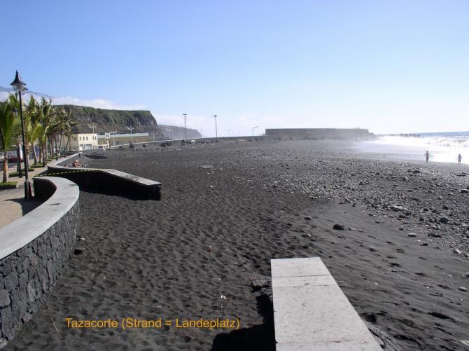 Der Landplatz in Tazacorte