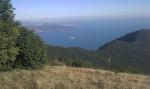 Paragliding Fluggebiet Europa » Italien » Lombardei,Mt. Maddalena,Der Krete entlang findet sich häufig abends gute Termik und immer schöne Sicht auf den See