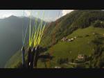 Paragliding Fluggebiet ,,Blick zum Startplatz