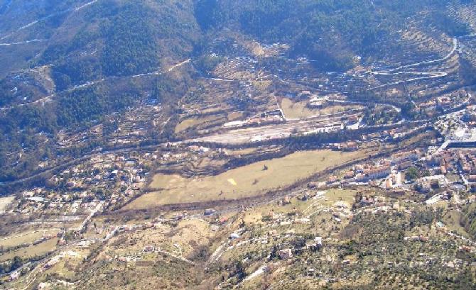 Der Landeplatz Agaisen Ou Monté