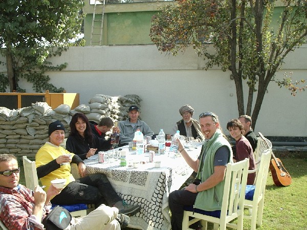 Second group of paragliders ["Bodenlos München"] who visited Kabul for two weeks, gave training to Afghan's [and left 25 boxes of beer later....]