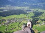 Paragliding Fluggebiet Europa » Österreich » Vorarlberg,Schnifnerberg,Kurz nach dem Start vom Hensler, über Schnifis
