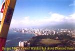 Paragliding Fluggebiet Nordamerika USA Hawaii,Diamond Head Crater,Blick über Waikiki