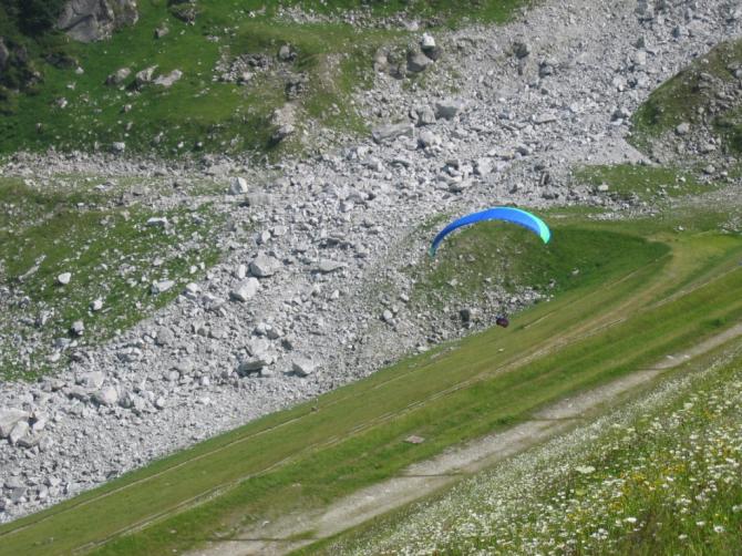 Auf dem Weg zur Landung.