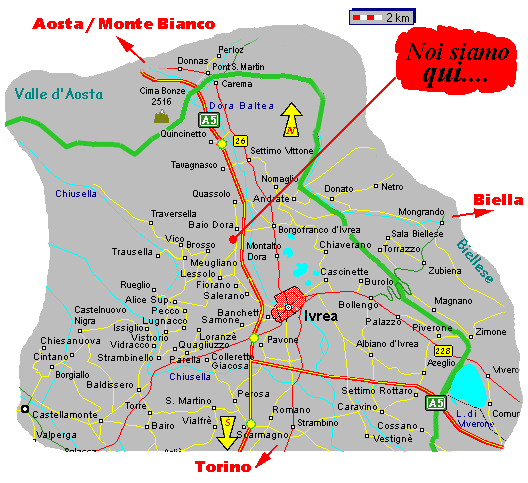 Übersichtskarte

©www.parapendiocavallaria.it