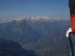 Paragliding Fluggebiet Europa » Italien » Piemont,Cavallaria,Im Hintergrund das Monte Rosa Massiv