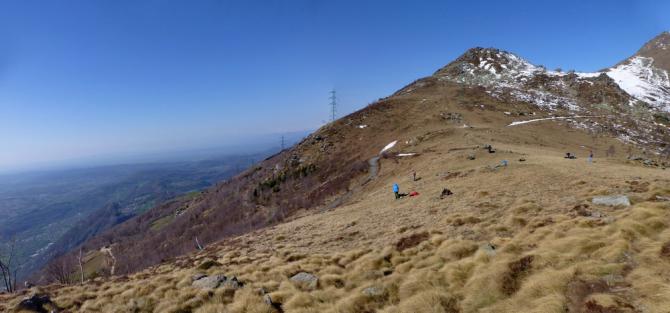 Cima Cavallaria: Blick Ritg West (Sta Elisabetta)