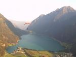 Paragliding Fluggebiet Europa » Schweiz » Graubünden,Diavolezza - Piz Palü (alpiner Startplatz),Abendflug von Sassiglion