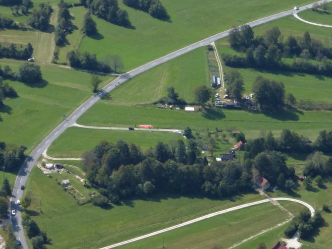 LZ am Ostende von Bovec