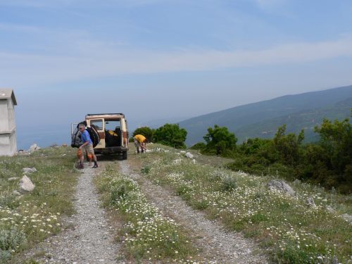 Ankunft am Startplatz, es kann losgehen!
Foto: Maik, Flugschule Rottweil,
Mai 2006