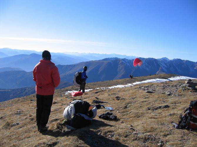 Gipfelstart von Sigi
