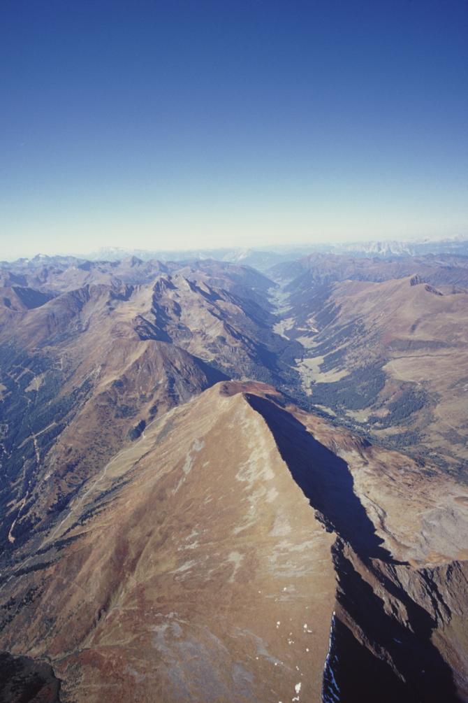Blick ins Sölktal nach Norden