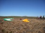 Paragliding Fluggebiet Europa » Portugal » Madeira,Paul da Serra South,der Startplatz Paul da Serra mit Blick Richtung Nord, mindestens 2 Schirme haben gleichzeitig Platz, toplanden könnten 1000de gleichzeitig, aber es gibt nur ein paar Dutzend ;-)