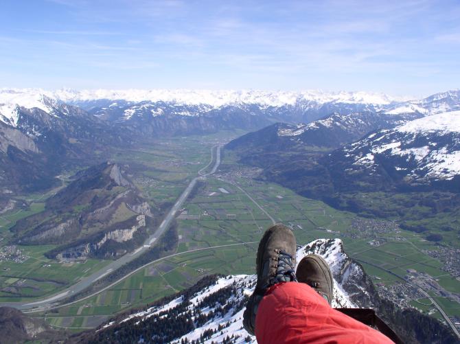 am Gonzen (bei Sargans) vor der Querung Richtung Fläscher Berg/ Falknis