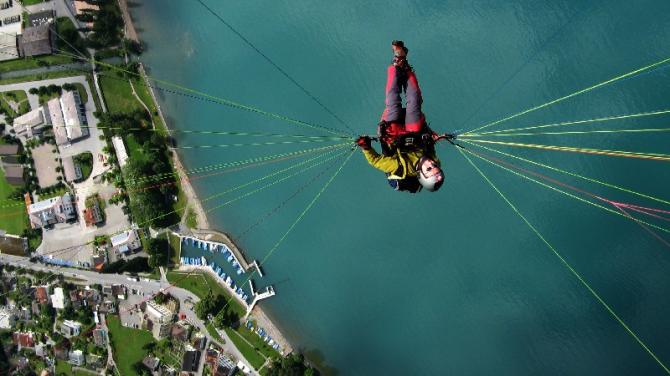 Flug über dem Walensee am 14.06.2008