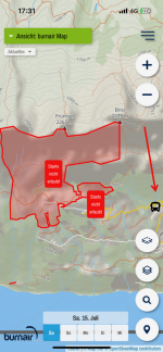 Paragliding Fluggebiet Europa » Schweiz » St. Gallen,Alp Schrina  >> CLOSED!!!,in der ROT markierten Zone sind KEINE Starts mehr erlaubt!