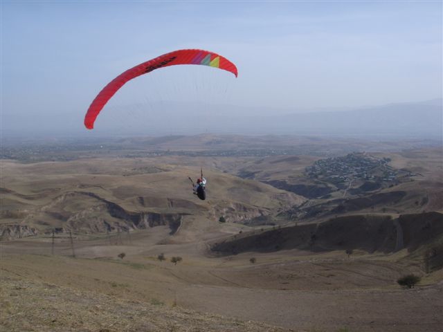 Soring direkt unterhalb des Startplatzes