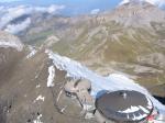 Paragliding Fluggebiet Europa » Schweiz » Bern,Hohtürli / Blümlisalphütte,Schatten über Panoramaterasse !