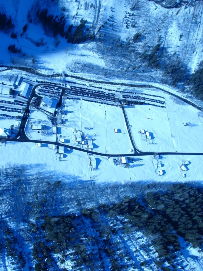 Bild vom 27.12.2007 
Hier eine Winteransicht der Landezone