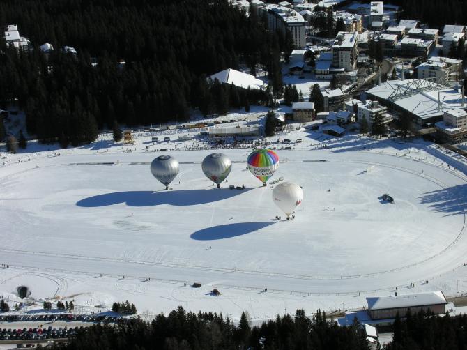 Landeplatz WINTER: ganzer Obersee - falls See gefroren UND freigegeben!