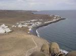 Paragliding Fluggebiet Europa » Spanien » Kanarische Inseln,Lanzarote - Playa Quemada,Der Startplatz von oben