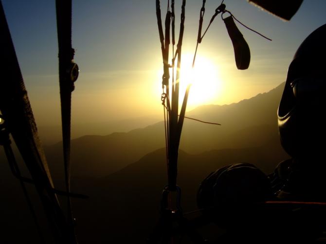Abendstimmung. Ende November konnte man sich noch erstaunlich lange halten.
