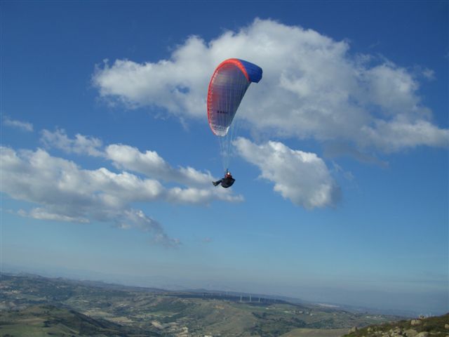 Giuseppe in volo alla Sovarita.