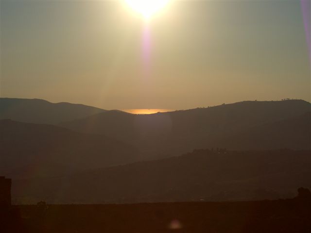Veduta del mare della costa meridionale dalla Sovarita.