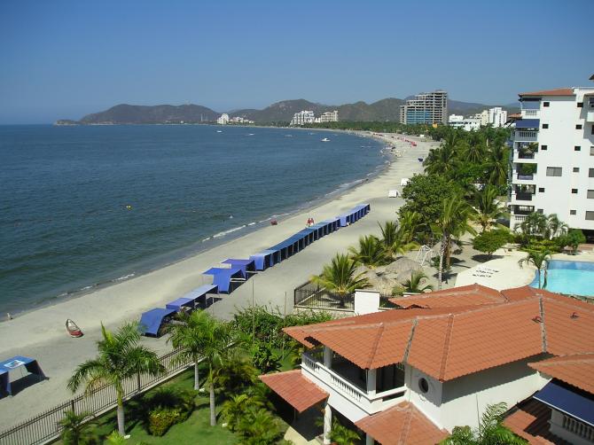 Beautiful beaches everywhere! This is the landing beach for early morning flights from Mamancana.