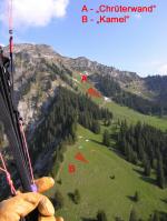 Paragliding Fluggebiet Europa » Schweiz » Bern,Schynige Platte - Kamel,Startplätze - in dieser Aufnahme mit extrem wenig Fliegern