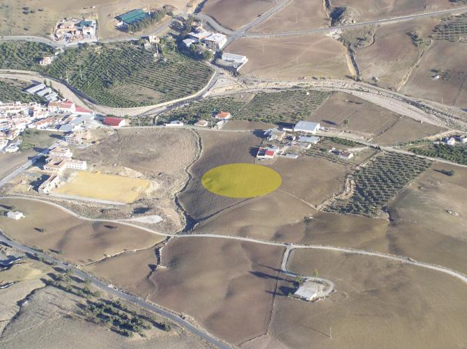 Hauptlandeplatz beim Dorf
