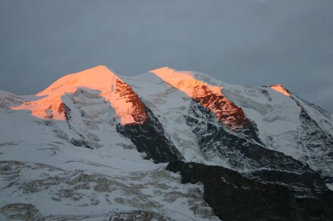 Sonnenaufgang am Piz Palü