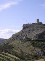 Paragliding Fluggebiet Europa » Spanien » Andalusien,Teba,Soaren an der Südkante (Start bei der Burgruine).