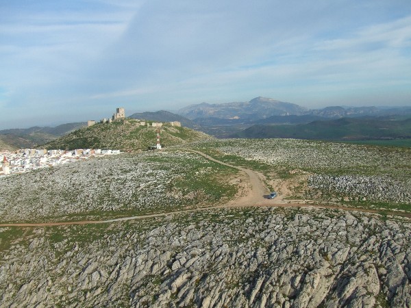 Der Startplatz (NW). Im Hintergrund der Südstart bei der Ruine.