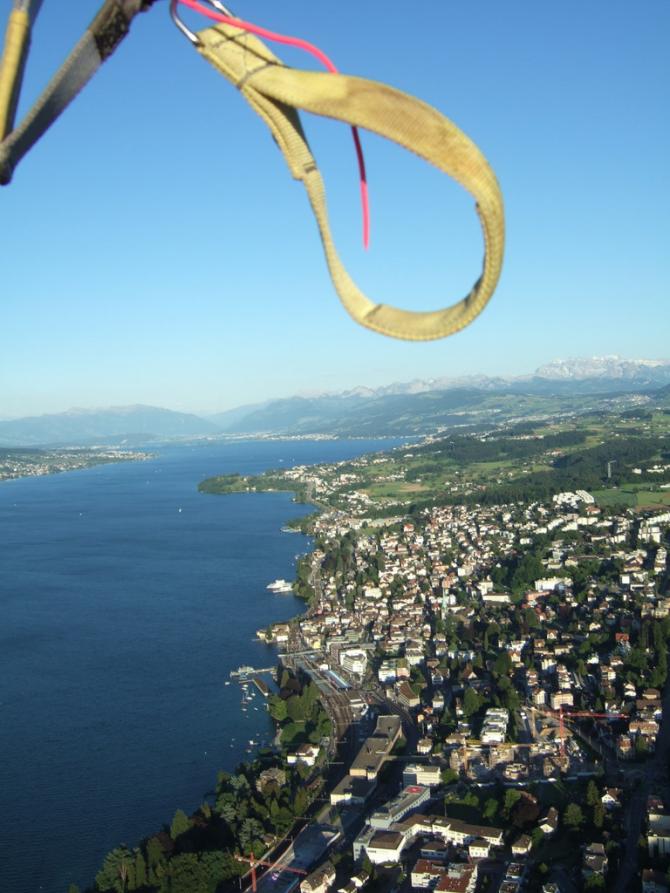 Blick weg von Zürich