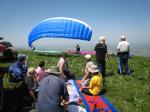 Paragliding Fluggebiet Asien » Kirgistan,Sokuluk - Kirgistan,Aufziehuebungen bei Startplatz 2