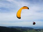 Paragliding Fluggebiet Europa » Schweiz » Schwyz,Tritt,Am Soren beim Startplatz mit den Einsiedlern Sprungschanzen im Hintergrund