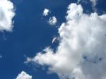 Paragliding Fluggebiet Asien » Kirgistan,Kir Tash / Suusamyr Tal / Kirgisistan,Am frühen Nachmittag beginnt meist die Überentwicklung. Aufpassen, dass man nicht in die Wolken hineingezogen wird, die Thermik wird mitunter sehr stark