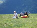 Paragliding Fluggebiet Europa » Österreich » Tirol,Finkenberg-Mayrhofen-Hippach,2 Holländer am Startplatz
