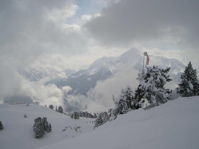 NO-Startplatz Mayrhofen an der Bergstation des Sesselliftes auf den Penken