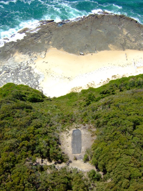 The launch paddock: Forget about top landing.