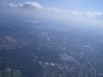 Paragliding Fluggebiet ,,Das ist ein Blick über Cottbus. Der Segelflieger stammt aus dem benachbarten Neuhausen - schöne Termikanzeiger!